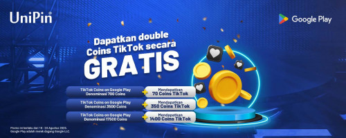 🎊 Spesial Untuk Kamu! Dapatkan Double Coins TikTok secara GRATIS! 🚀